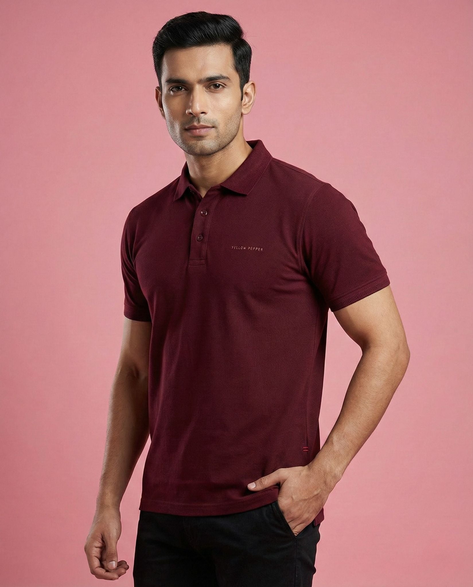 Maroon Polo T-shirt