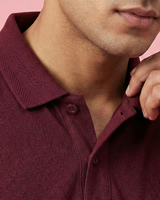 Maroon Polo T-shirt