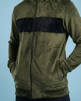 Green Full-Zip Sweatshirt