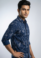Full Sleeve Denim nex gen shirt - Yellow Pepper