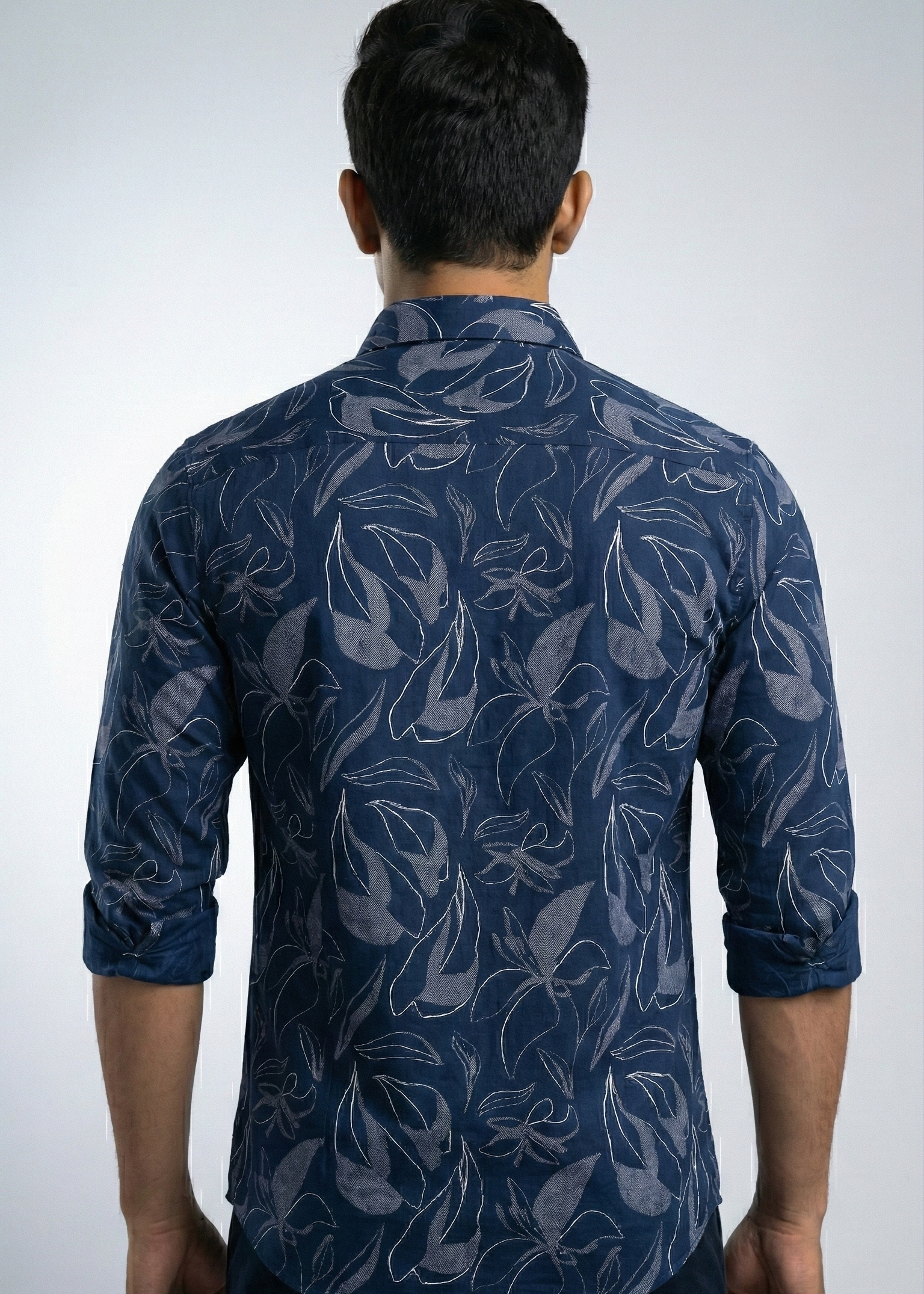 Full Sleeve Denim nex gen shirt - Yellow Pepper