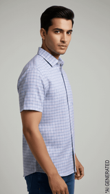 Half sleeve Multicolour Check