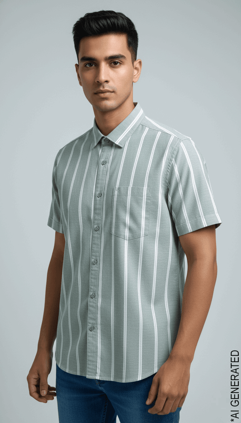 Half Sleeve Green Lining