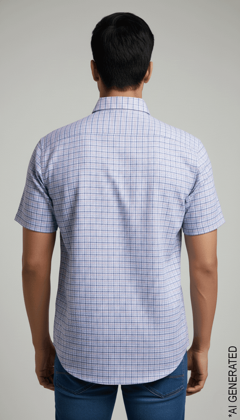 Half sleeve Multicolour Check