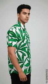 Half Sleeve Off green leaf