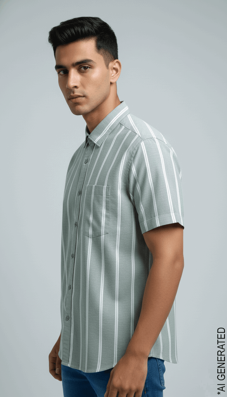 Half Sleeve Green Lining