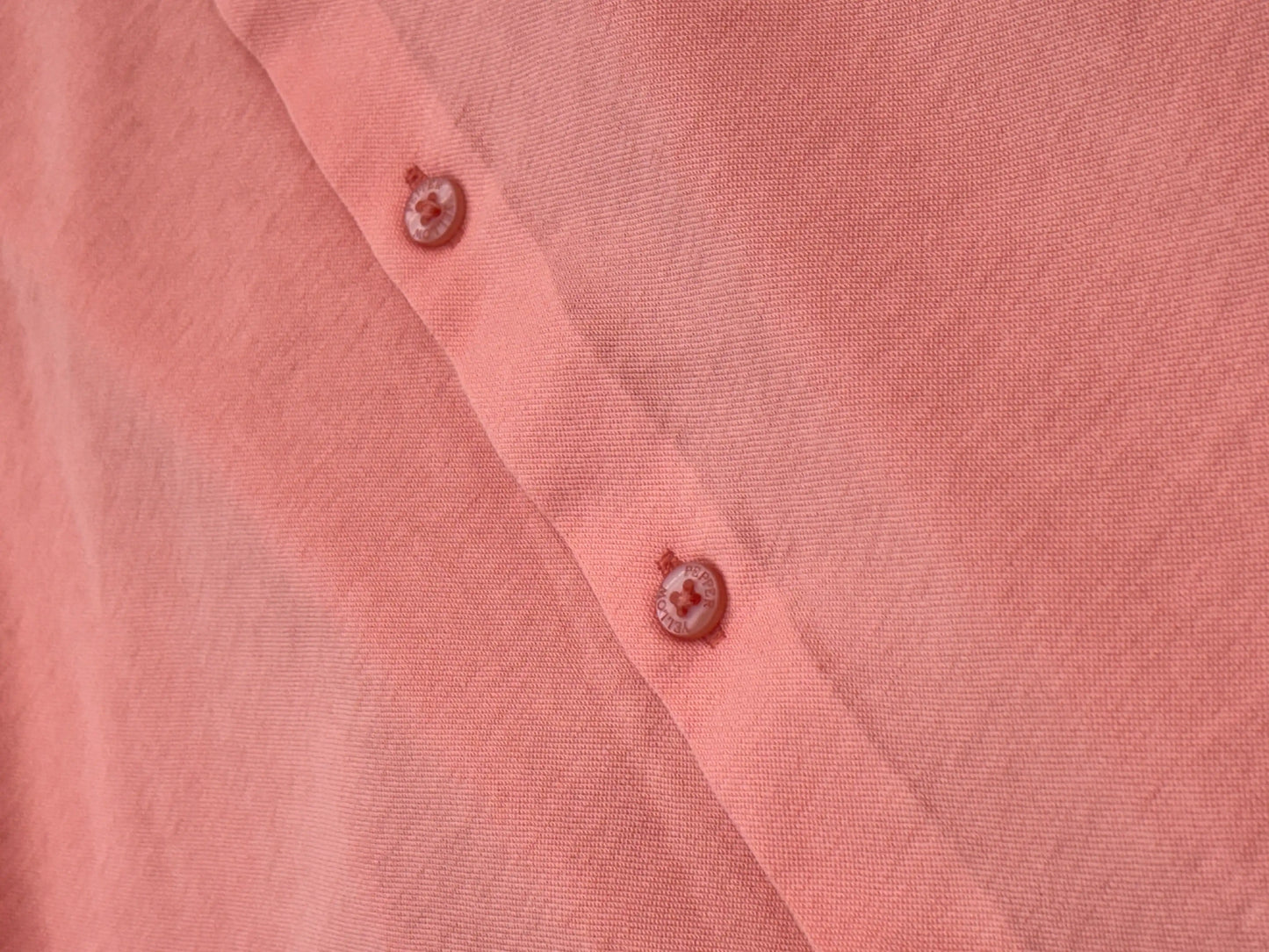Peach Knitted Full Sleeve Shirt