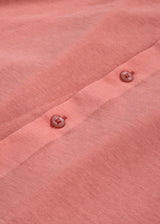 Peach Knitted Full Sleeve Shirt