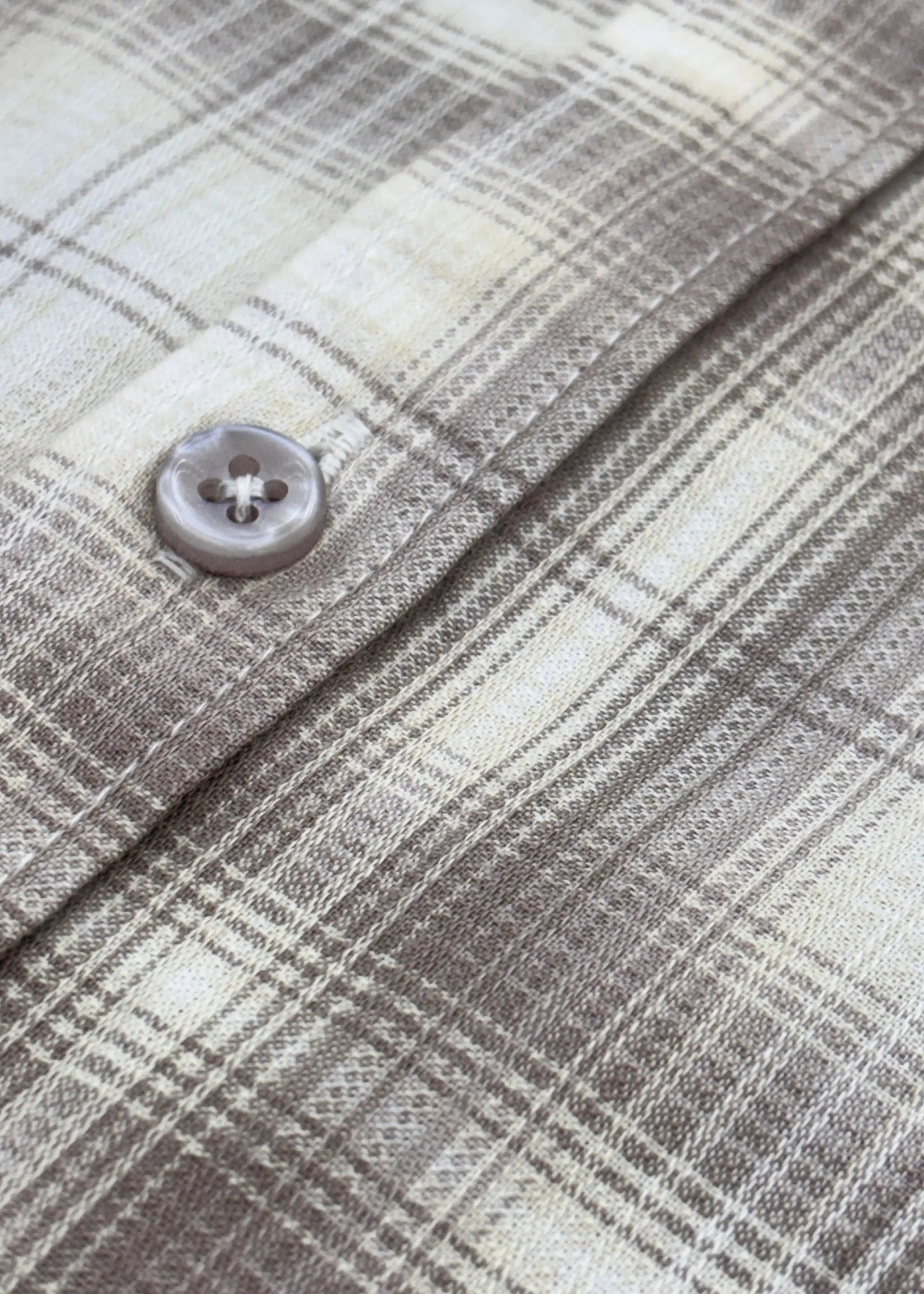 Full Sleeve Beige Check