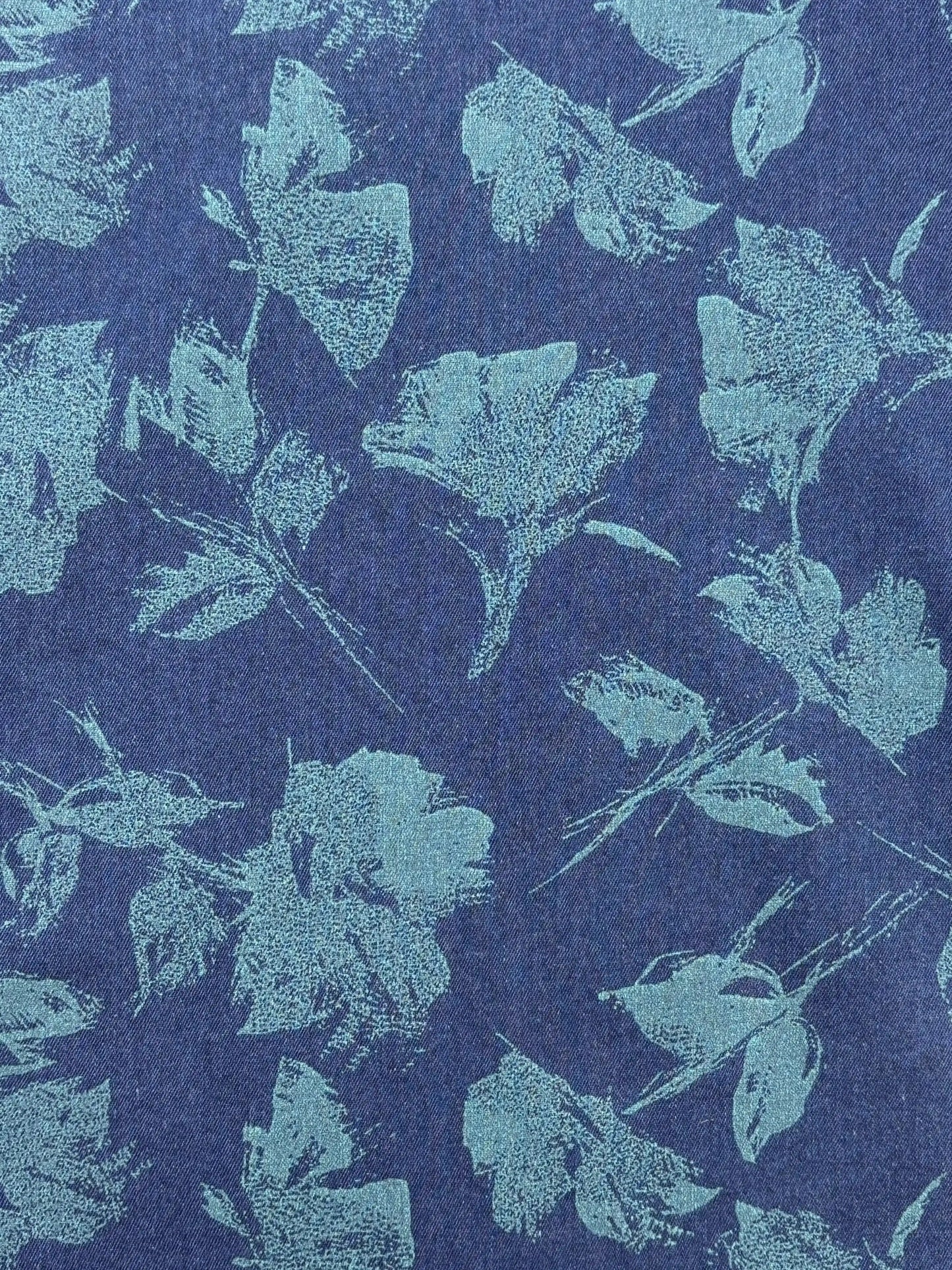 Full Sleeve Denim print Shirt