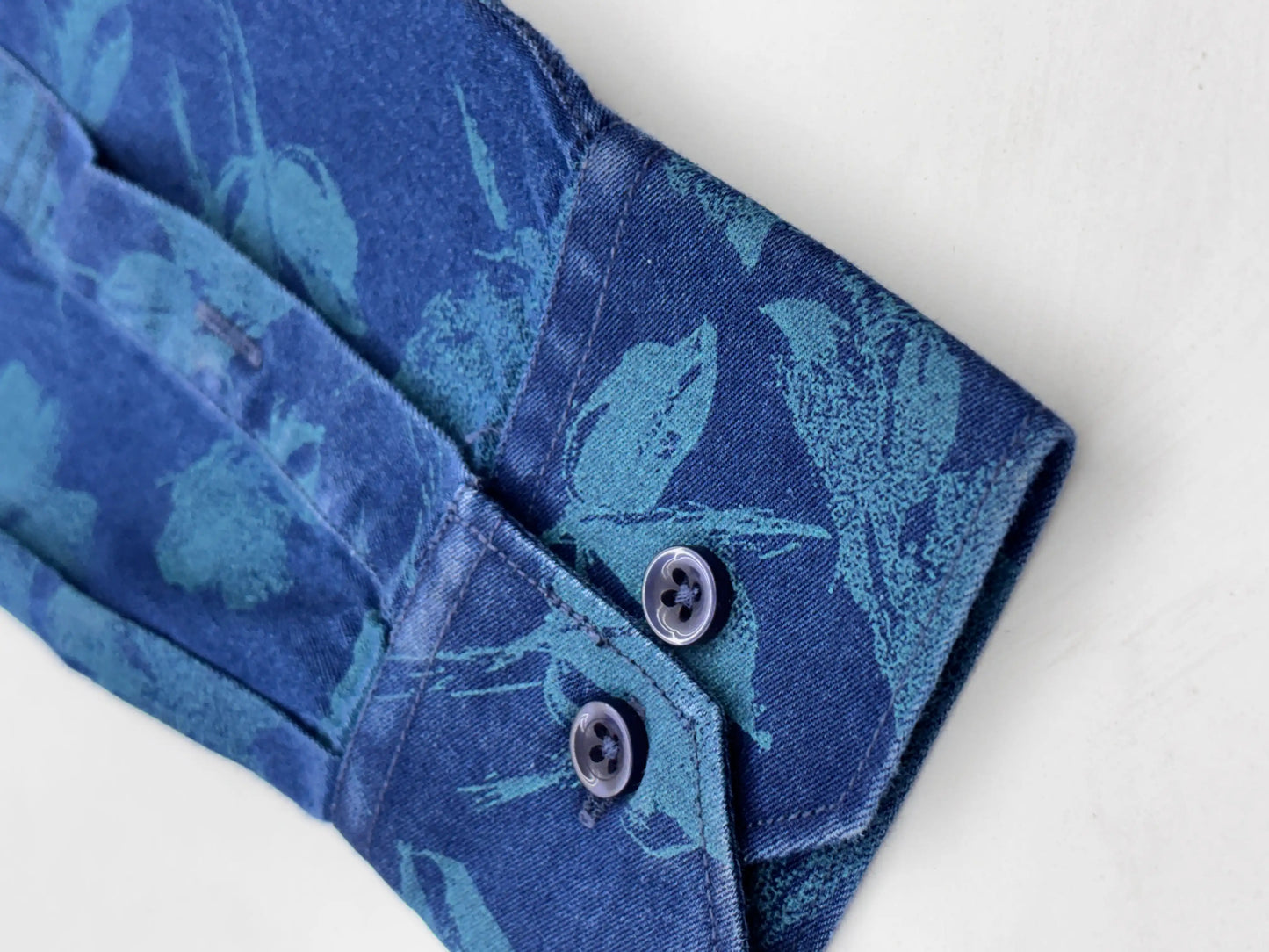 Full Sleeve Denim print Shirt