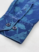 Full Sleeve Denim print Shirt