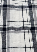 Full Sleeve Off White Check Shirt