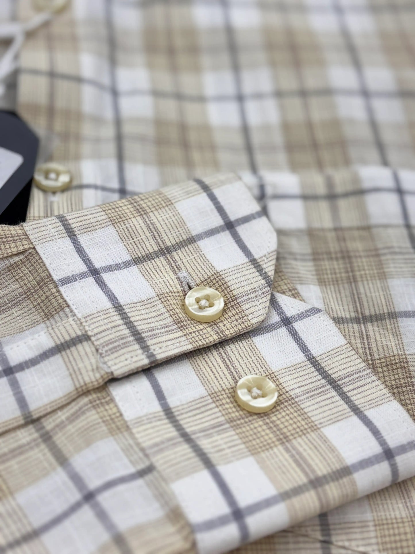Full Sleeve Yellow Check Shirt