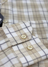 Full Sleeve Yellow Check Shirt