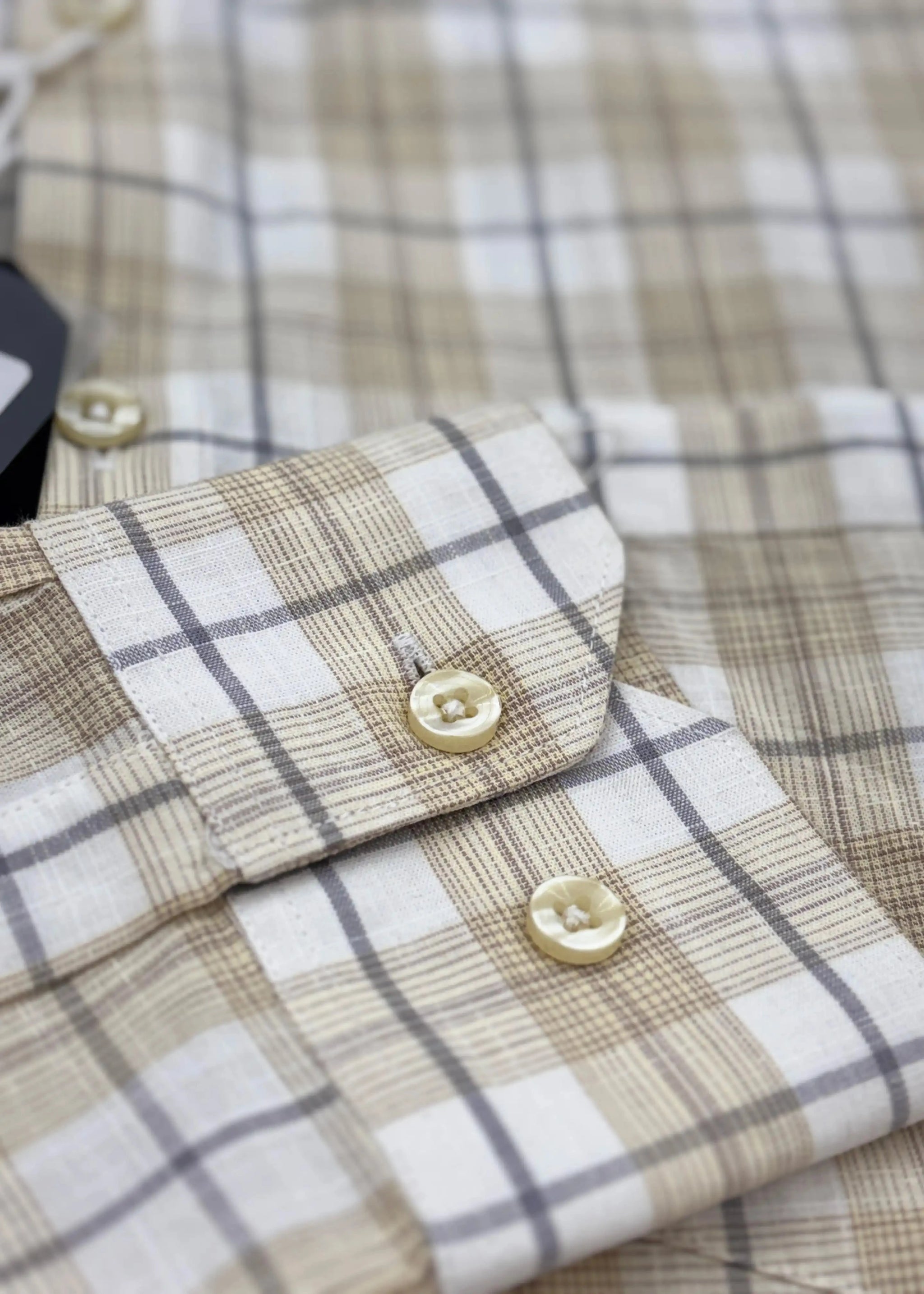 Full Sleeve Yellow Check Shirt