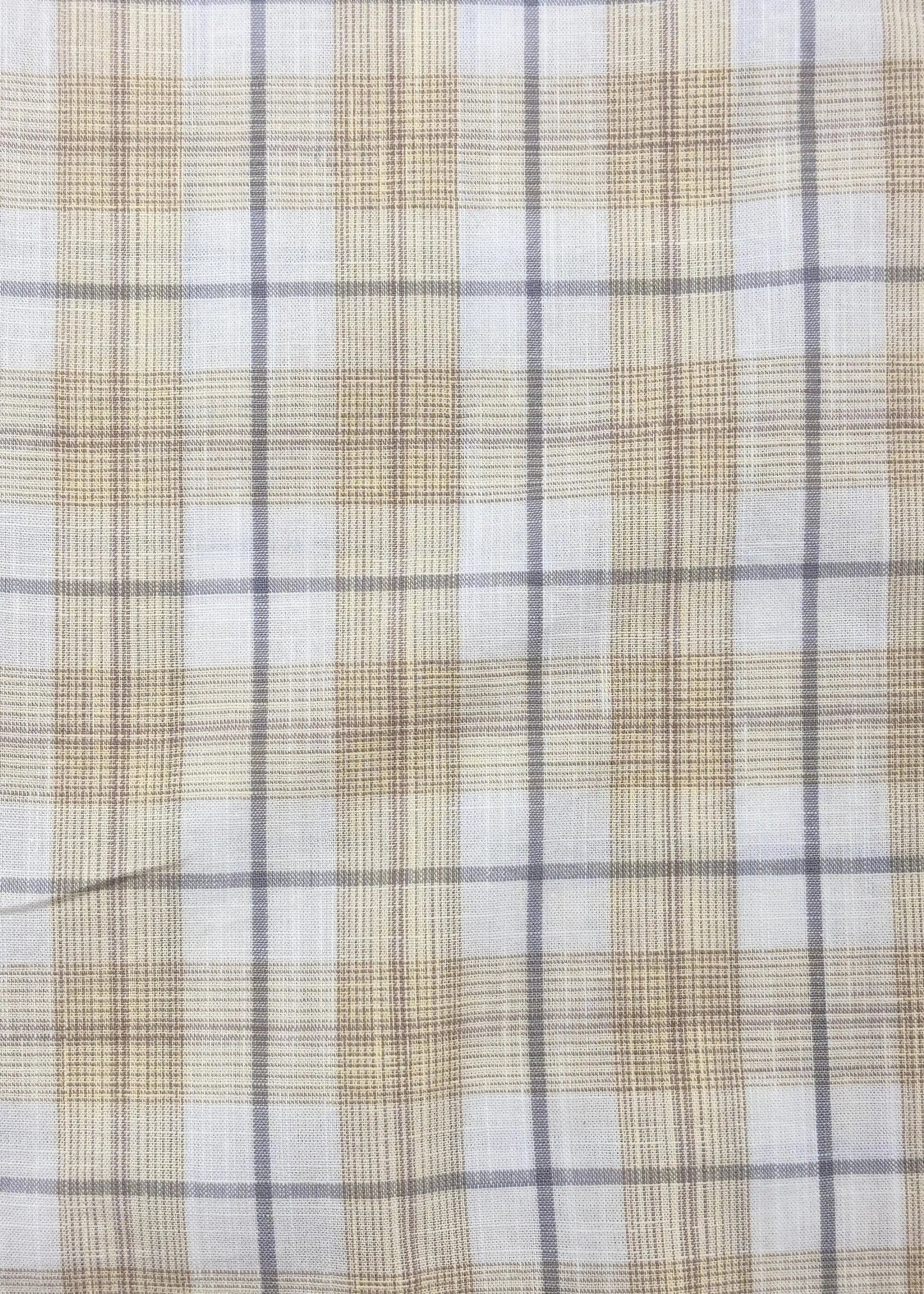 Full Sleeve Yellow Check Shirt