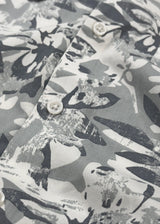 Full Sleeve Grey Print Shirt