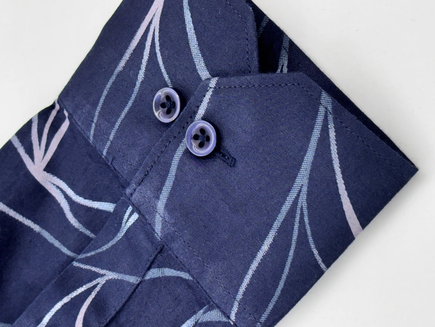 Full Sleeve Navy Print Shirt