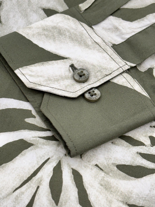 Green Leaf Full Sleeve Shirt