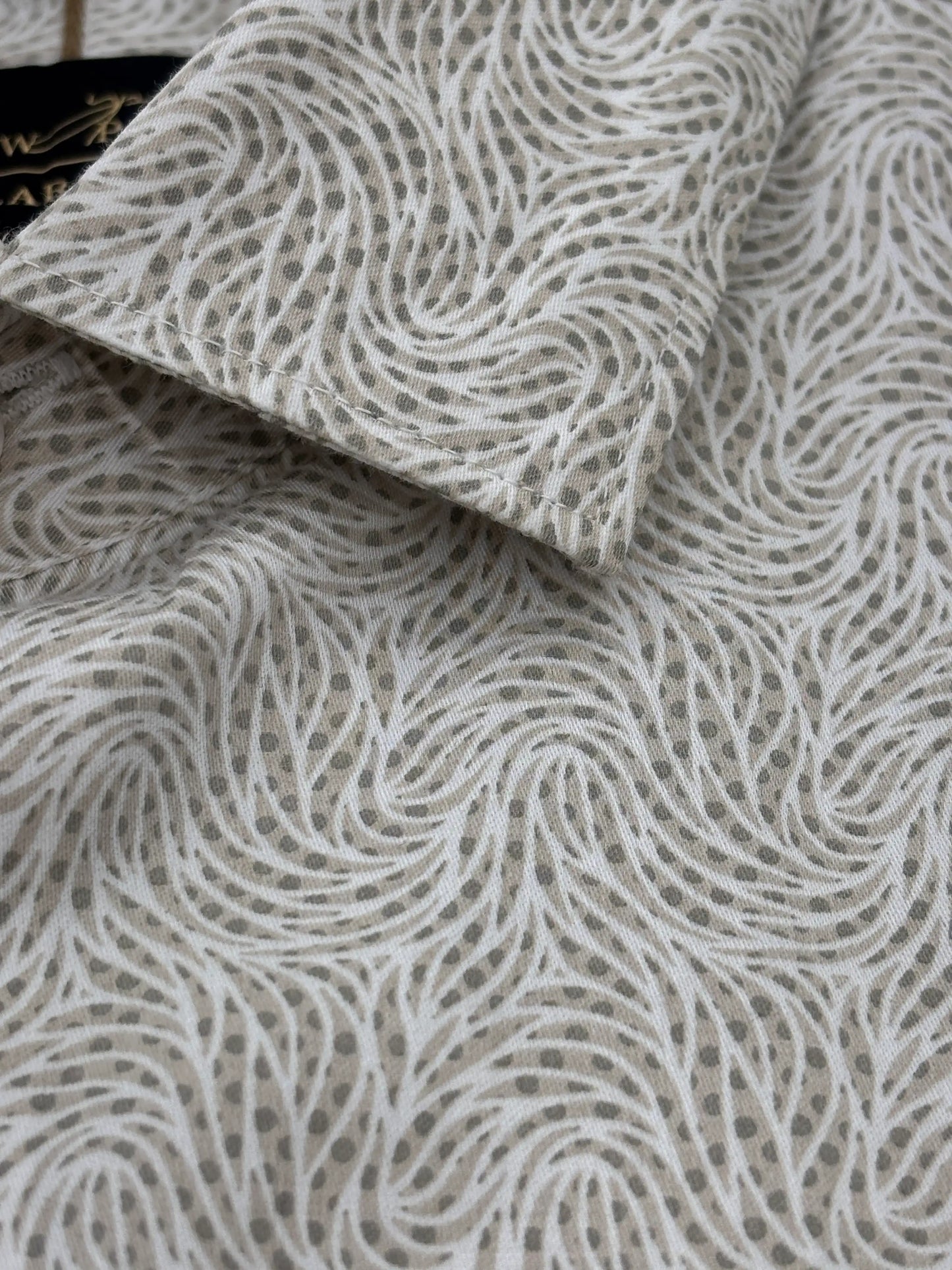 Full Sleeve Brown Print Shirt