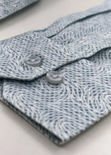 Full Sleeve Blue Print Shirt