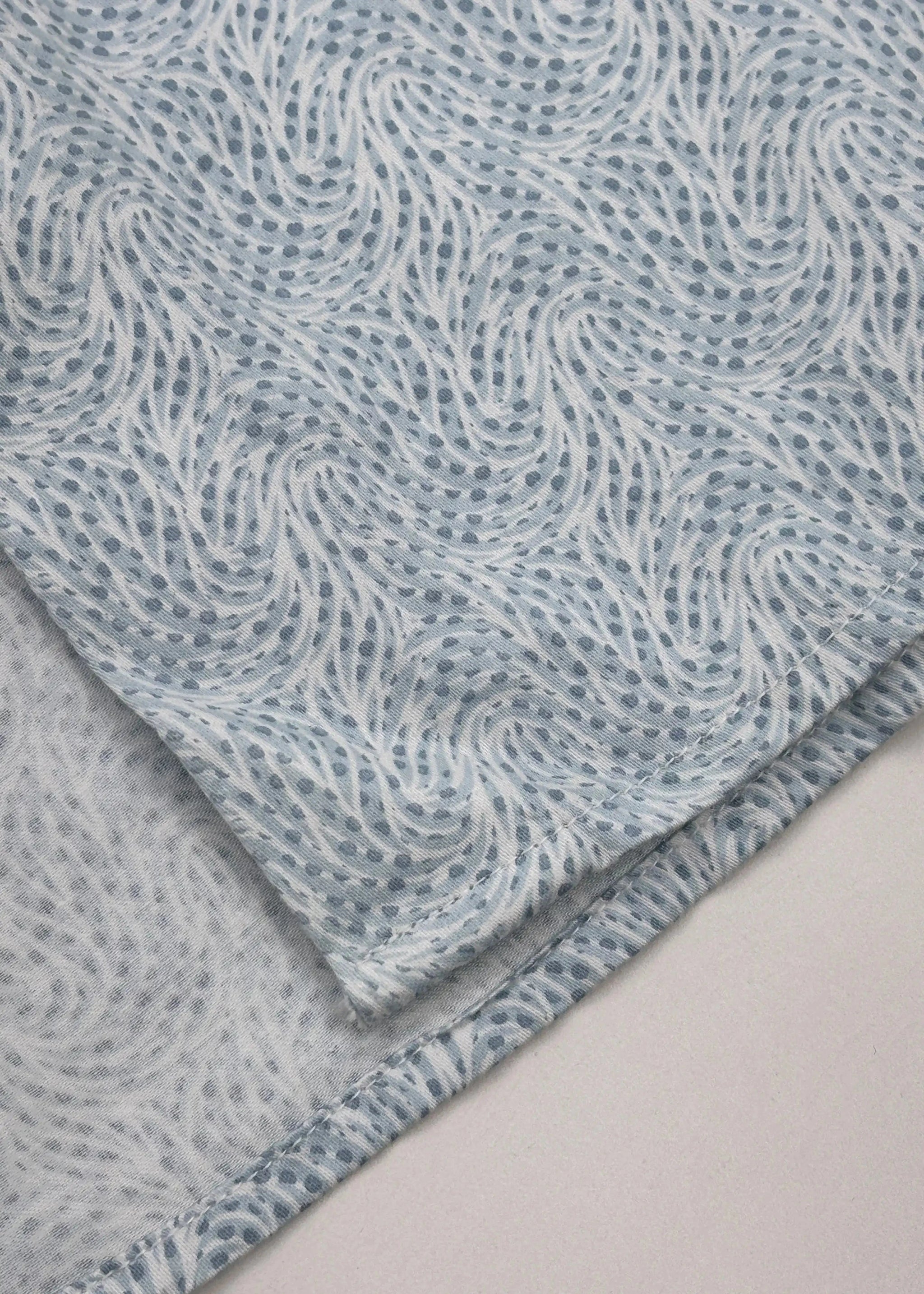 Full Sleeve Blue Print Shirt