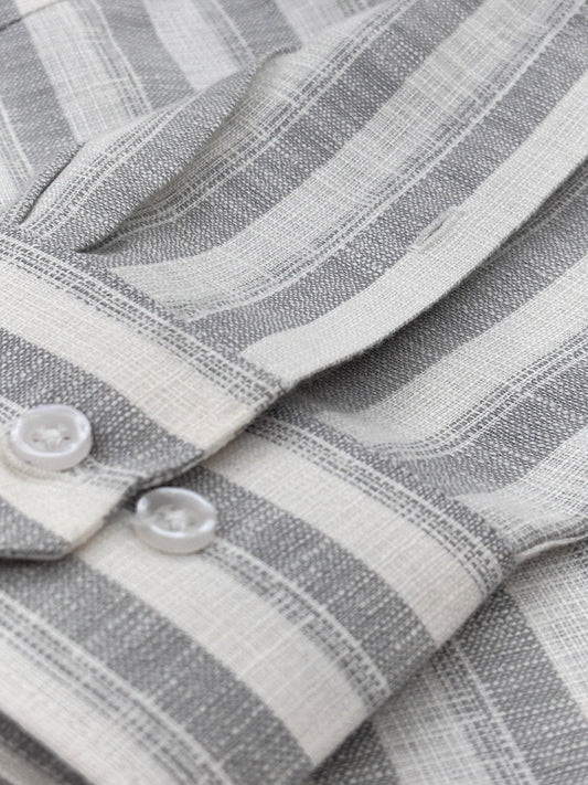 Full Sleeve Grey Lining Shirt