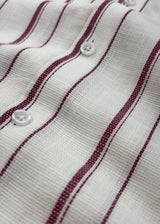 Half Sleeve Off White Red Lining