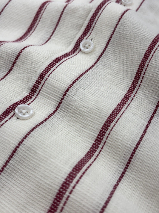 Half Sleeve Off White Red Lining