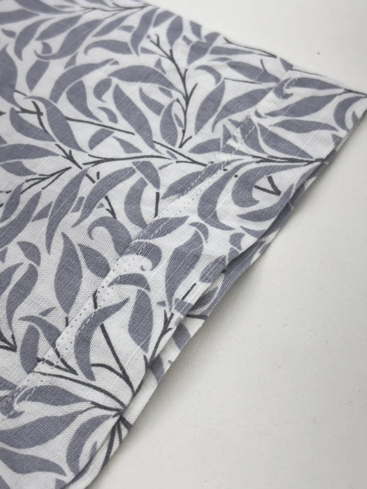 Half Sleeve White grey print