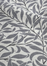 Half Sleeve White grey print