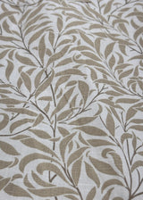 Half Sleeve White Brown print