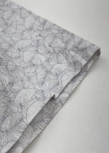 Half Sleeve White purple print