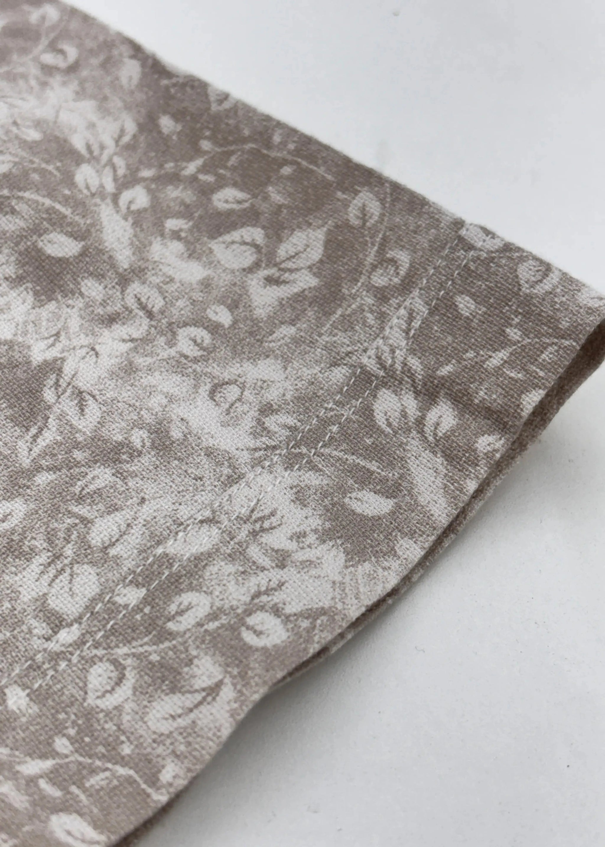 Half Sleeve Beige print