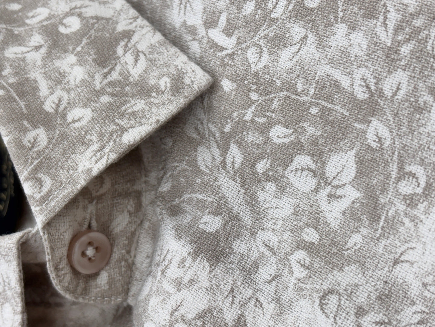 Half Sleeve Beige print