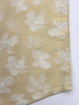 Half Sleeve Yellow Print