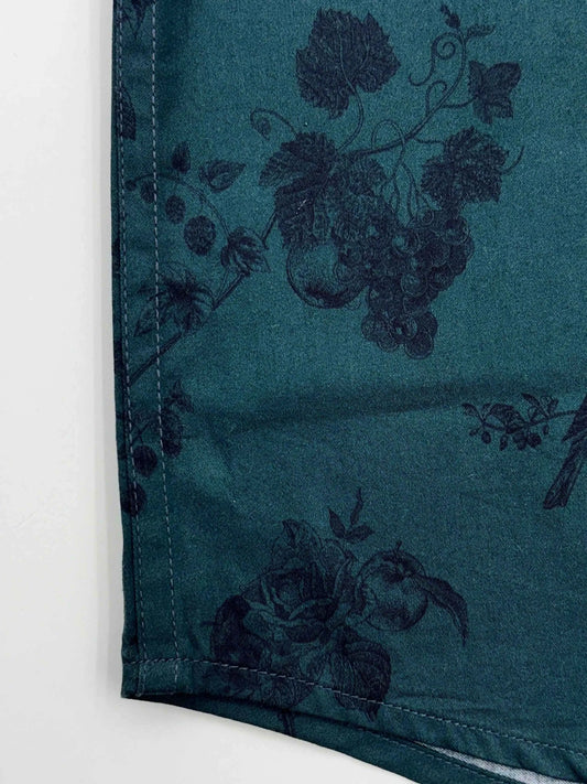 Half Sleeve Green print