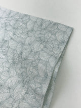 Half Sleeve White green print