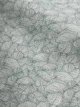 Half Sleeve White green print