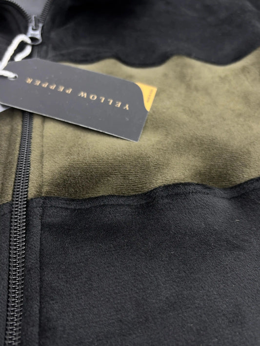 Black Zipper Sweatshirt