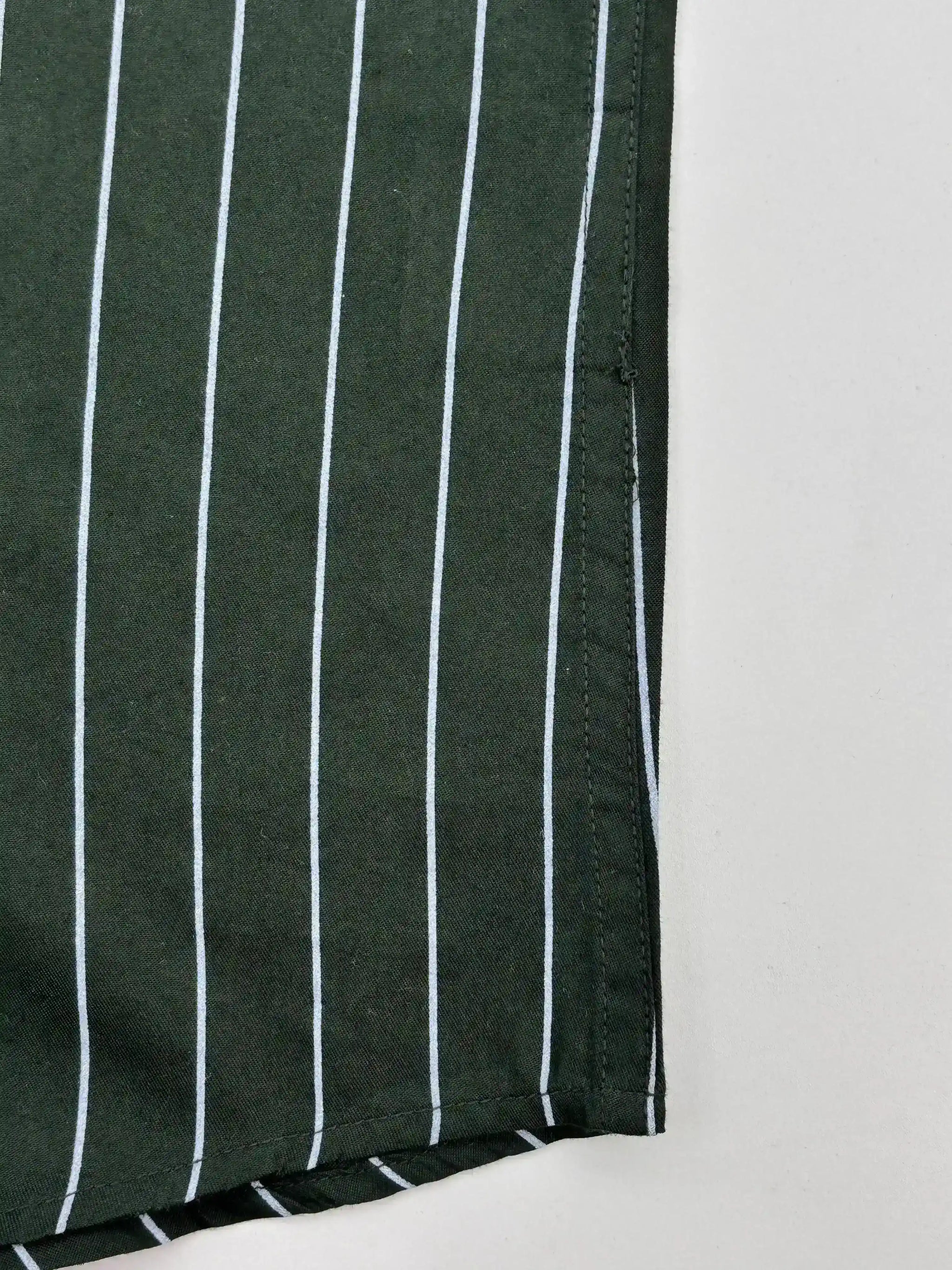 Green Pinstriped Shirt