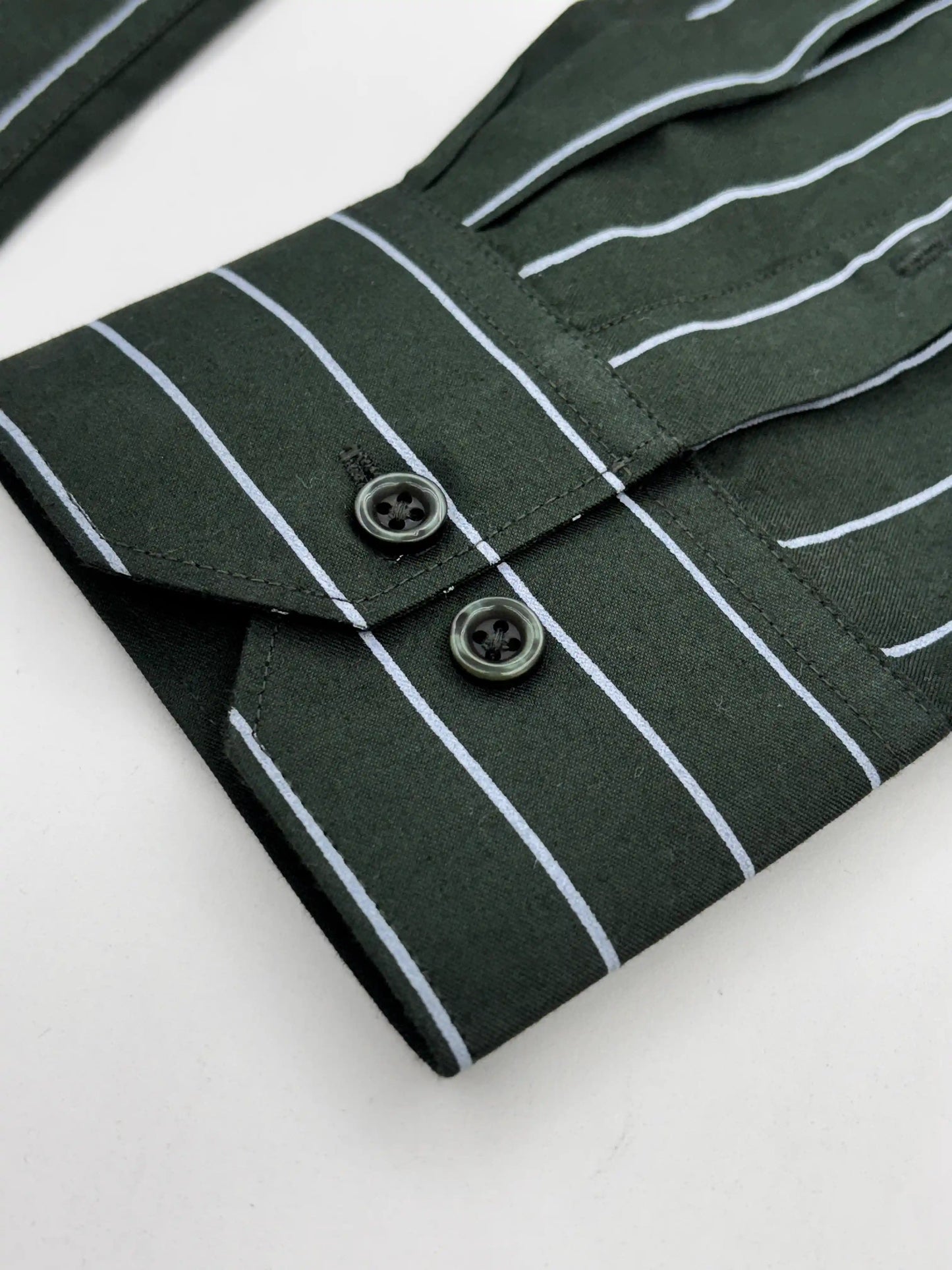 Green Pinstriped Shirt