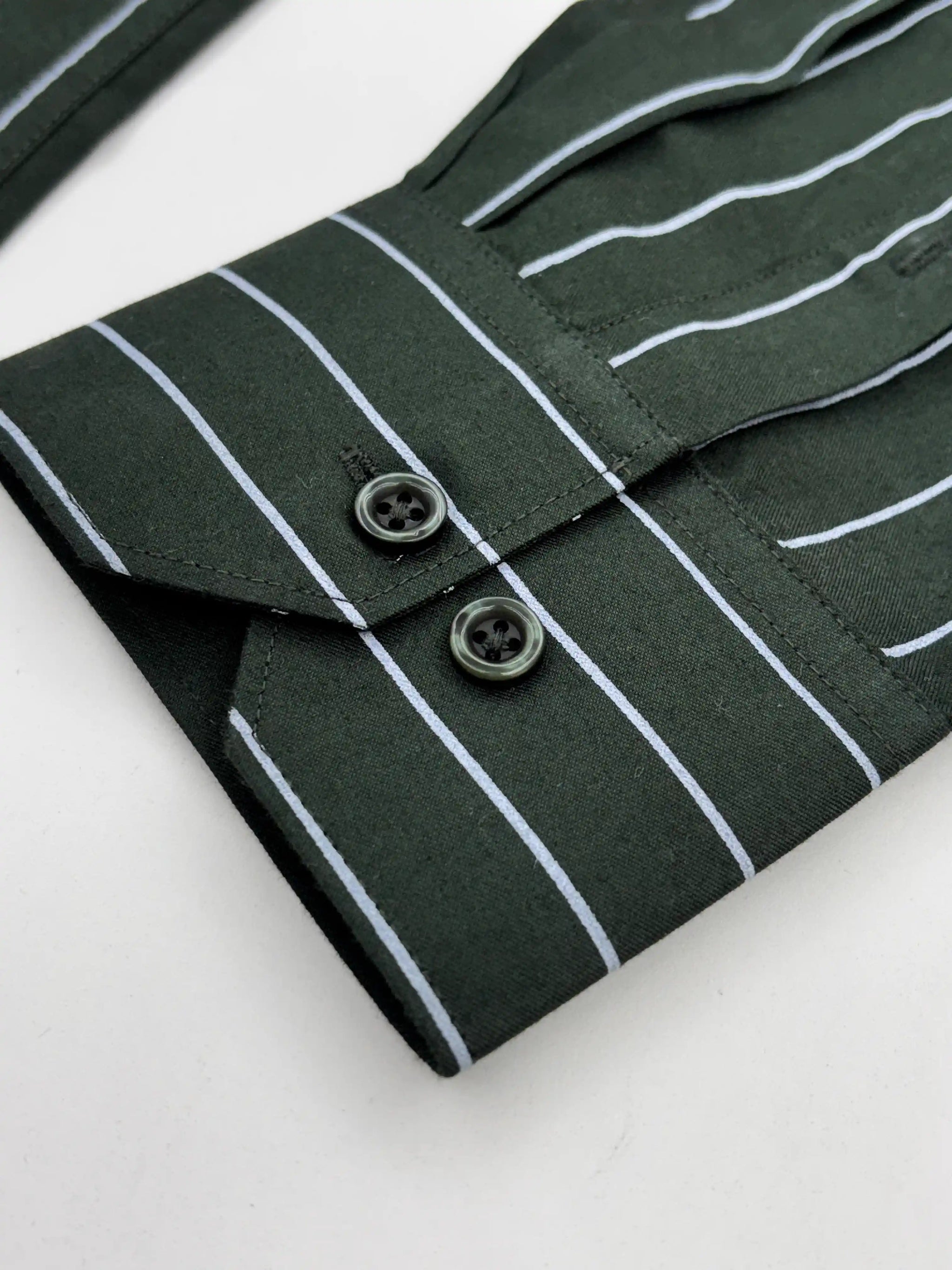 Green Pinstriped Shirt