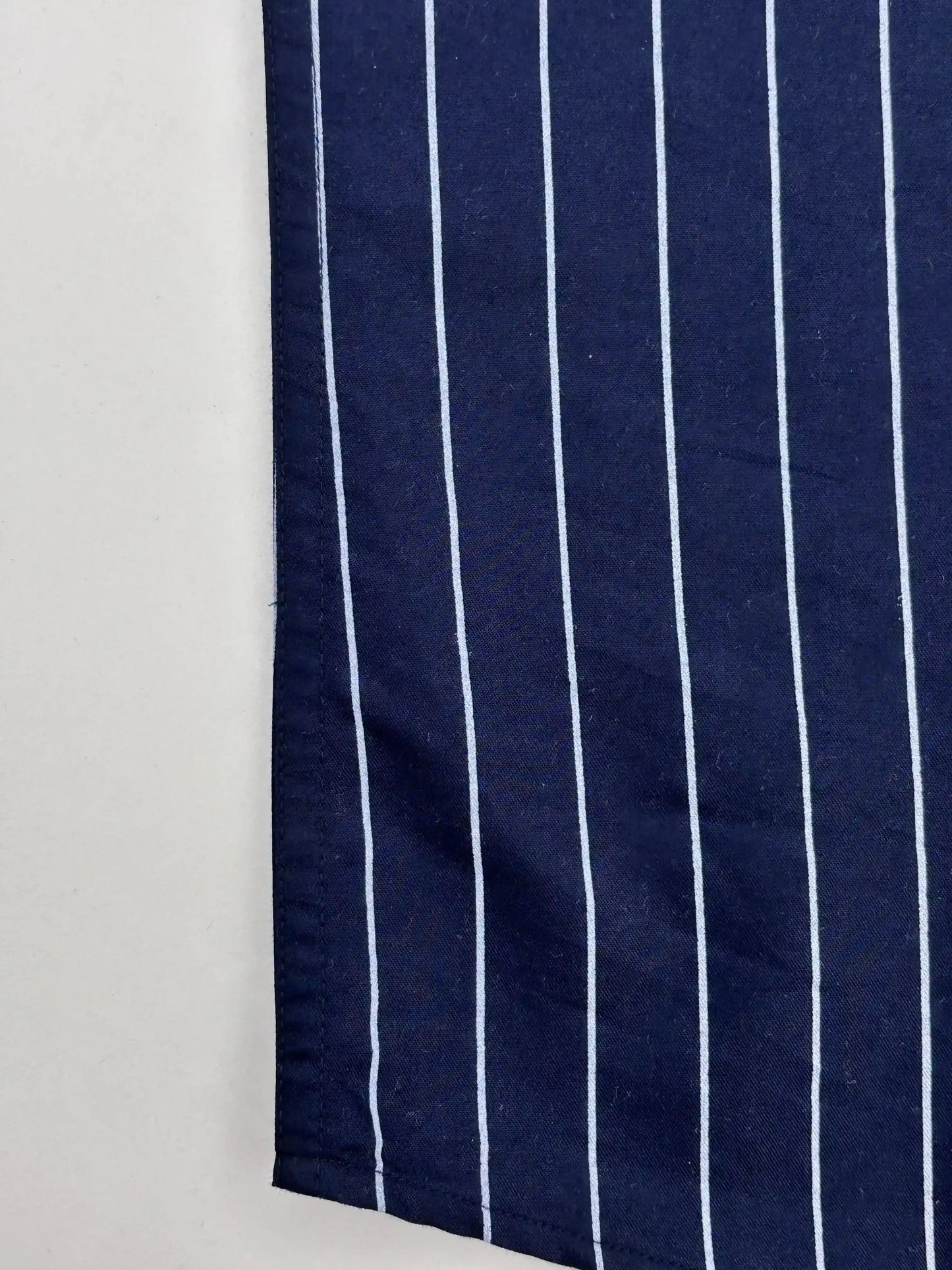 Navy Pinstriped Shirt