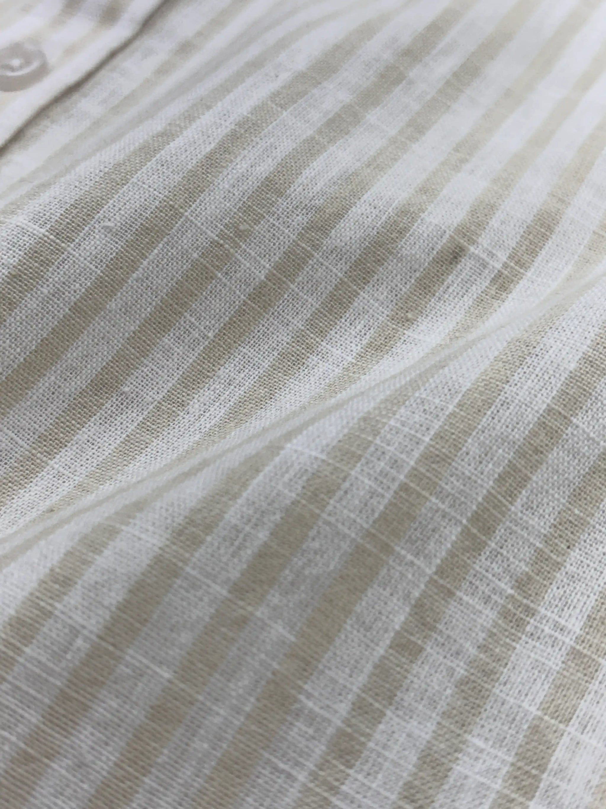 Yellow & White Striped Shirt