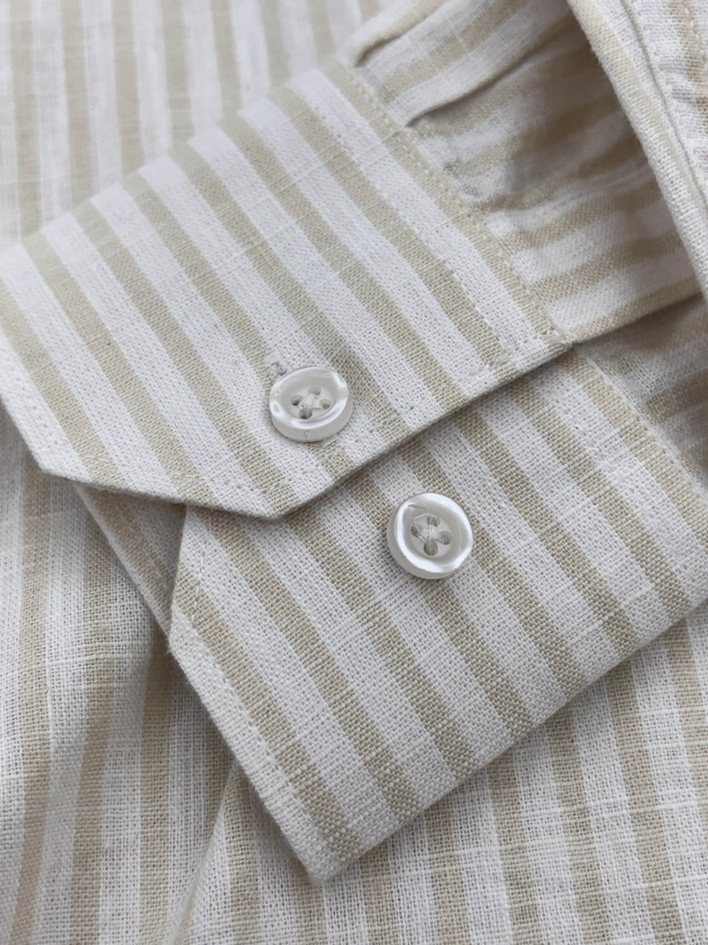 Yellow & White Striped Shirt