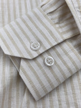 Yellow & White Striped Shirt