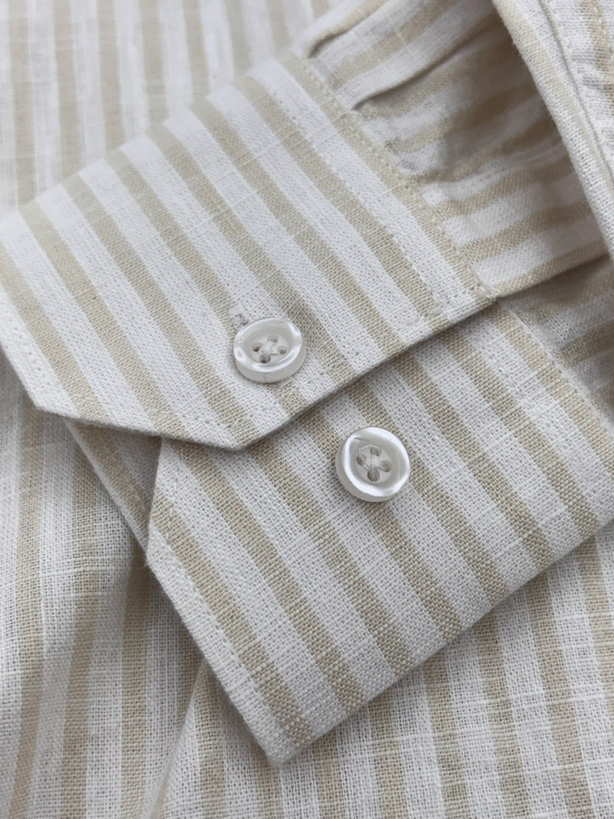 Yellow & White Striped Shirt