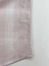 Peach & White Checked Shirt